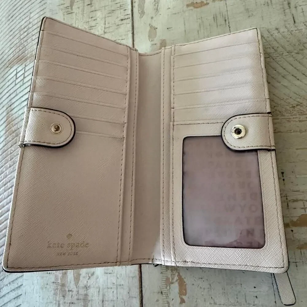 Kate-spade-new-york Women's Cream and White Wallet-purses